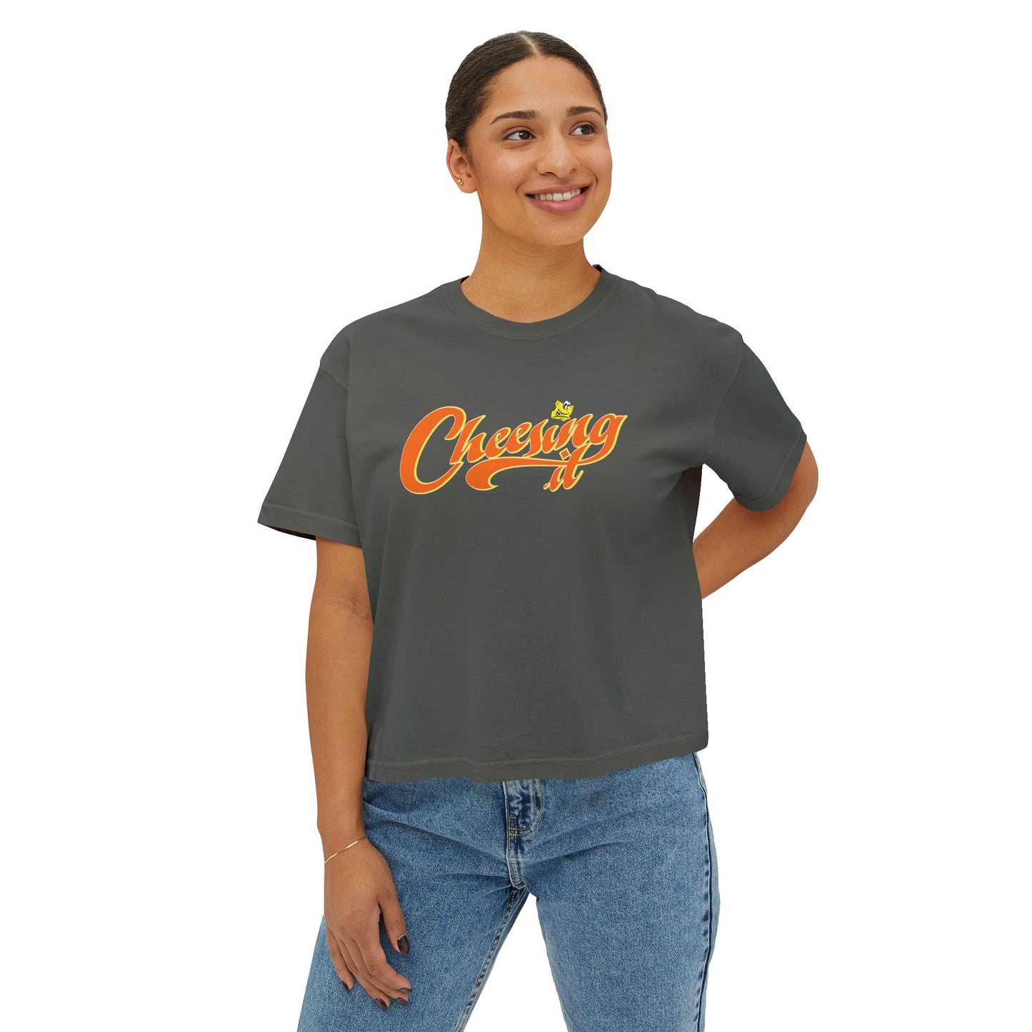 Cheesing It Women's Boxy Tee