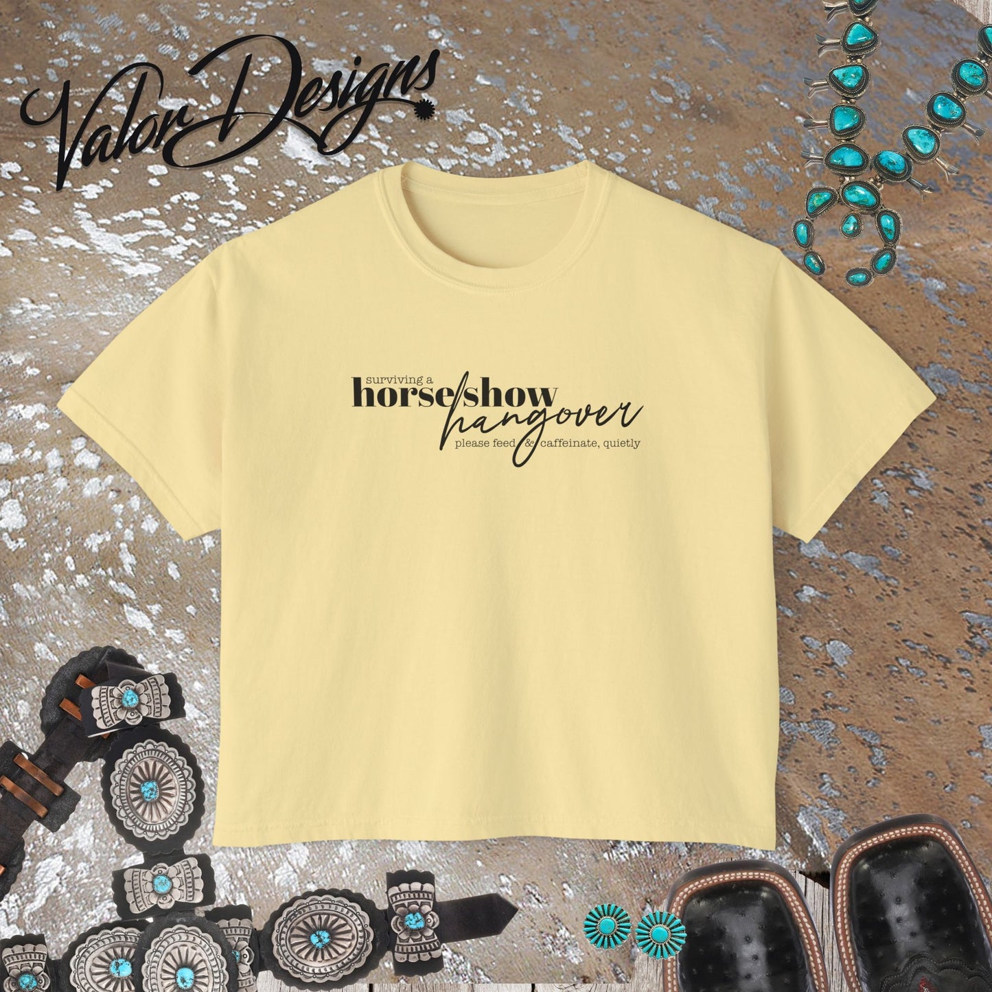 Horse Show Hangover Women's Boxy Tee