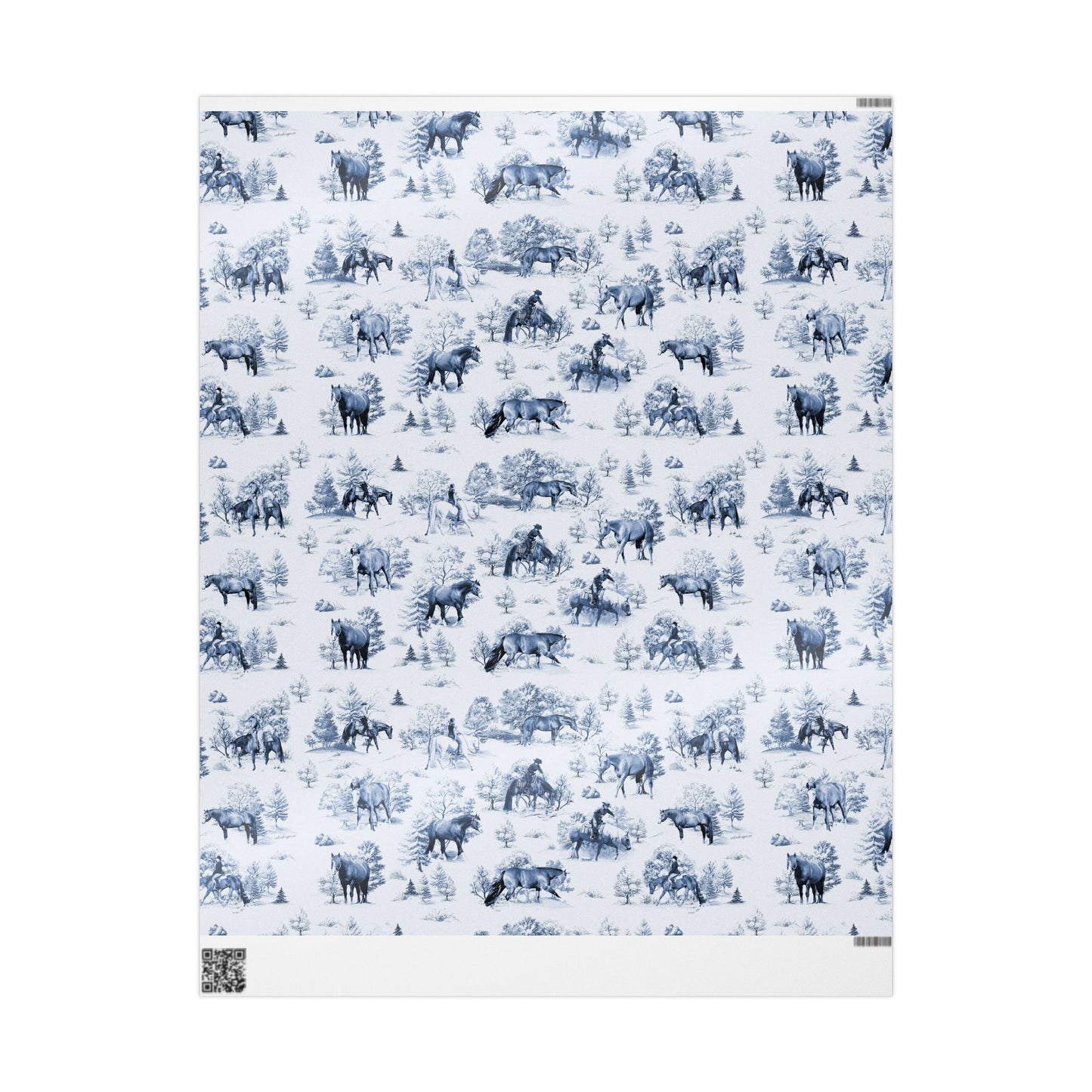 Toile Show Horse Wrapping Papers