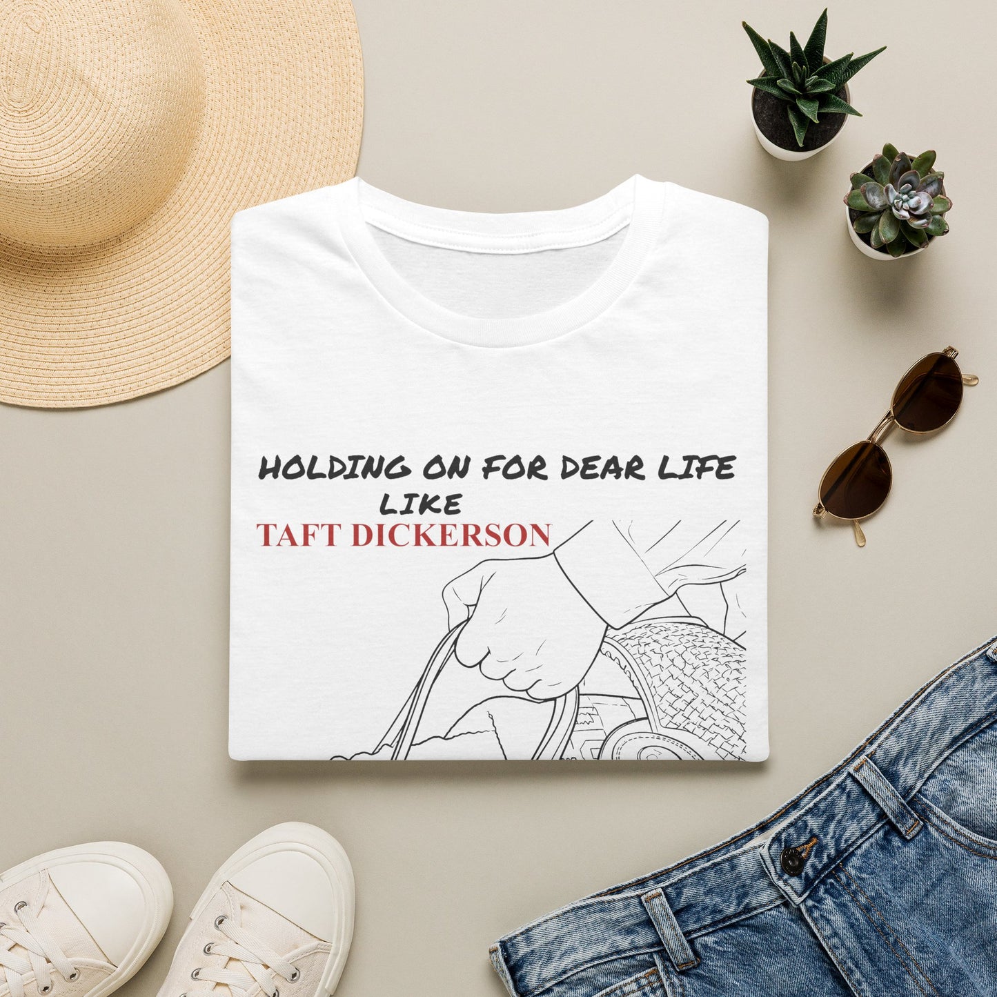Hold On Like Taft Dickerson Unisex Softstyle T-Shirt