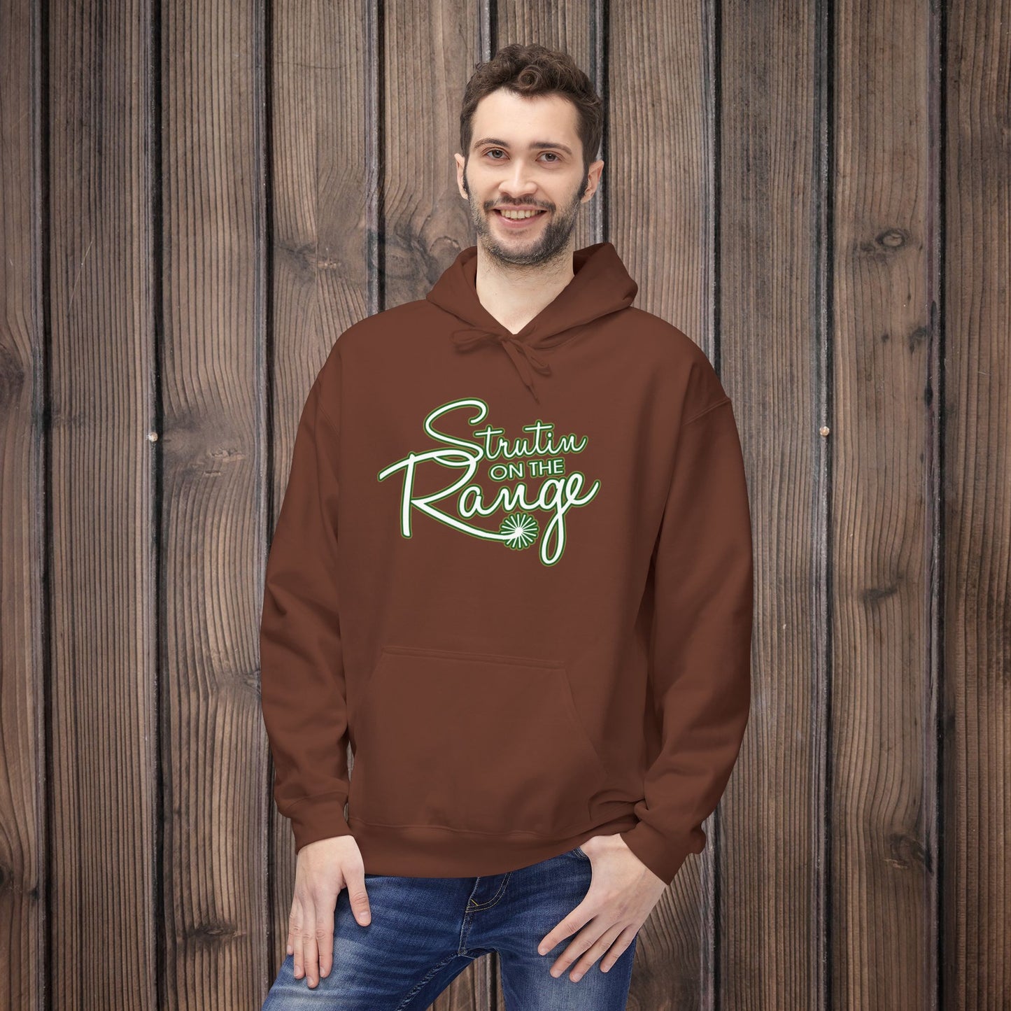 Stuttin on The Range Midweight Hoodie