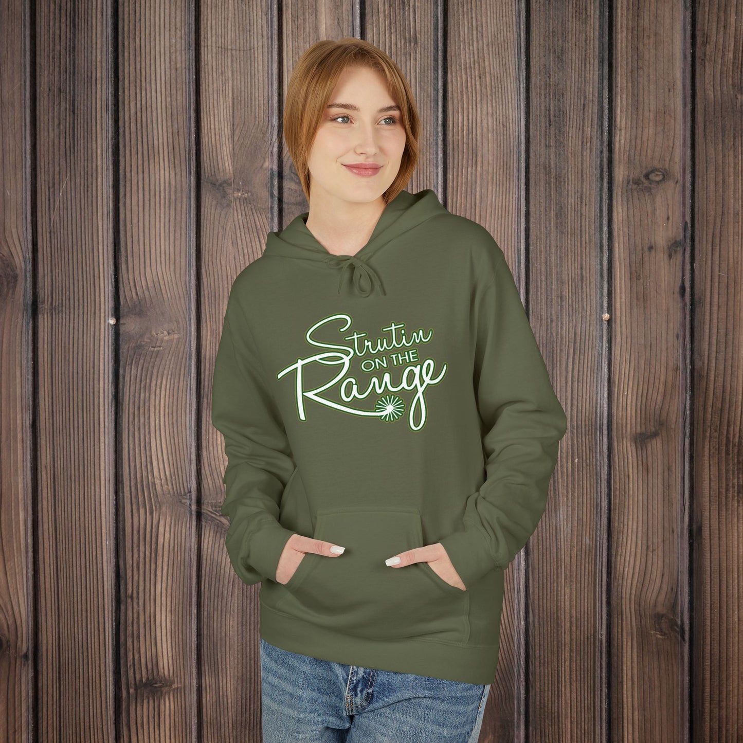 Stuttin on The Range Midweight Hoodie