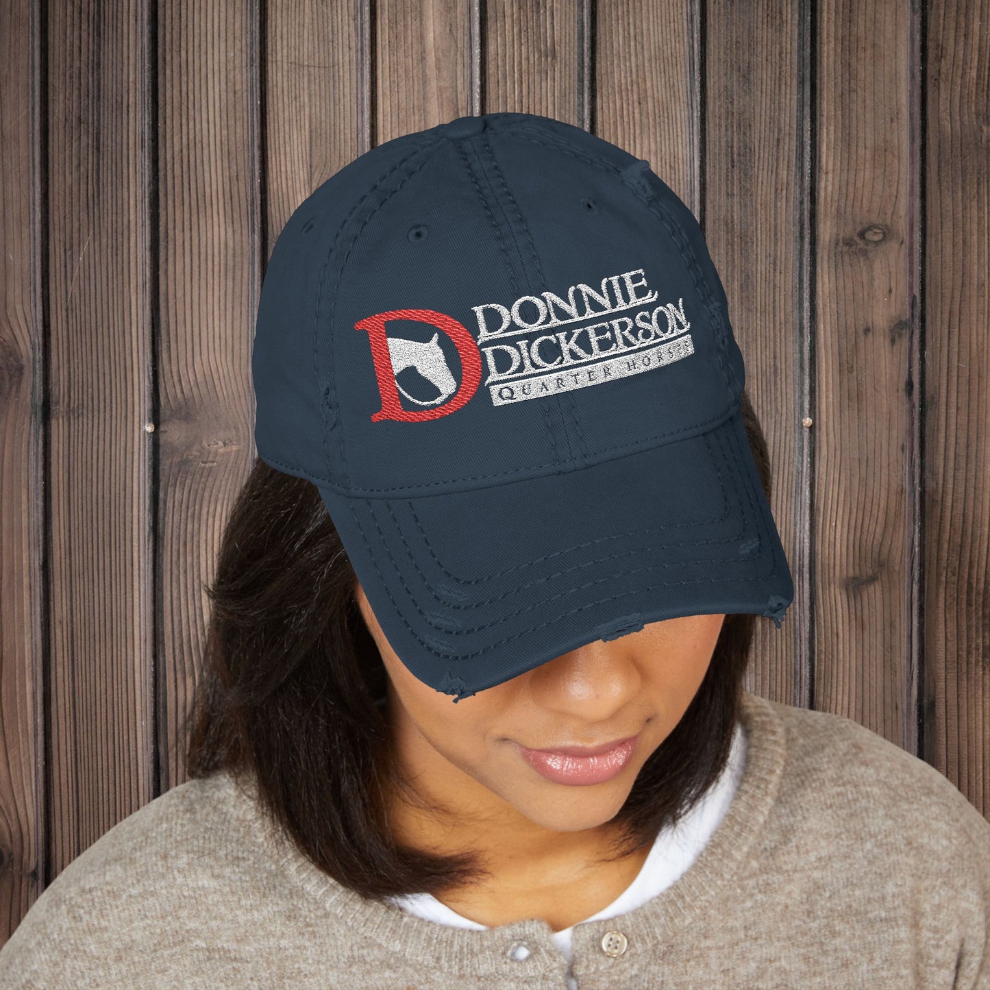 Donnie Dickerson Embroidered Distressed Hat