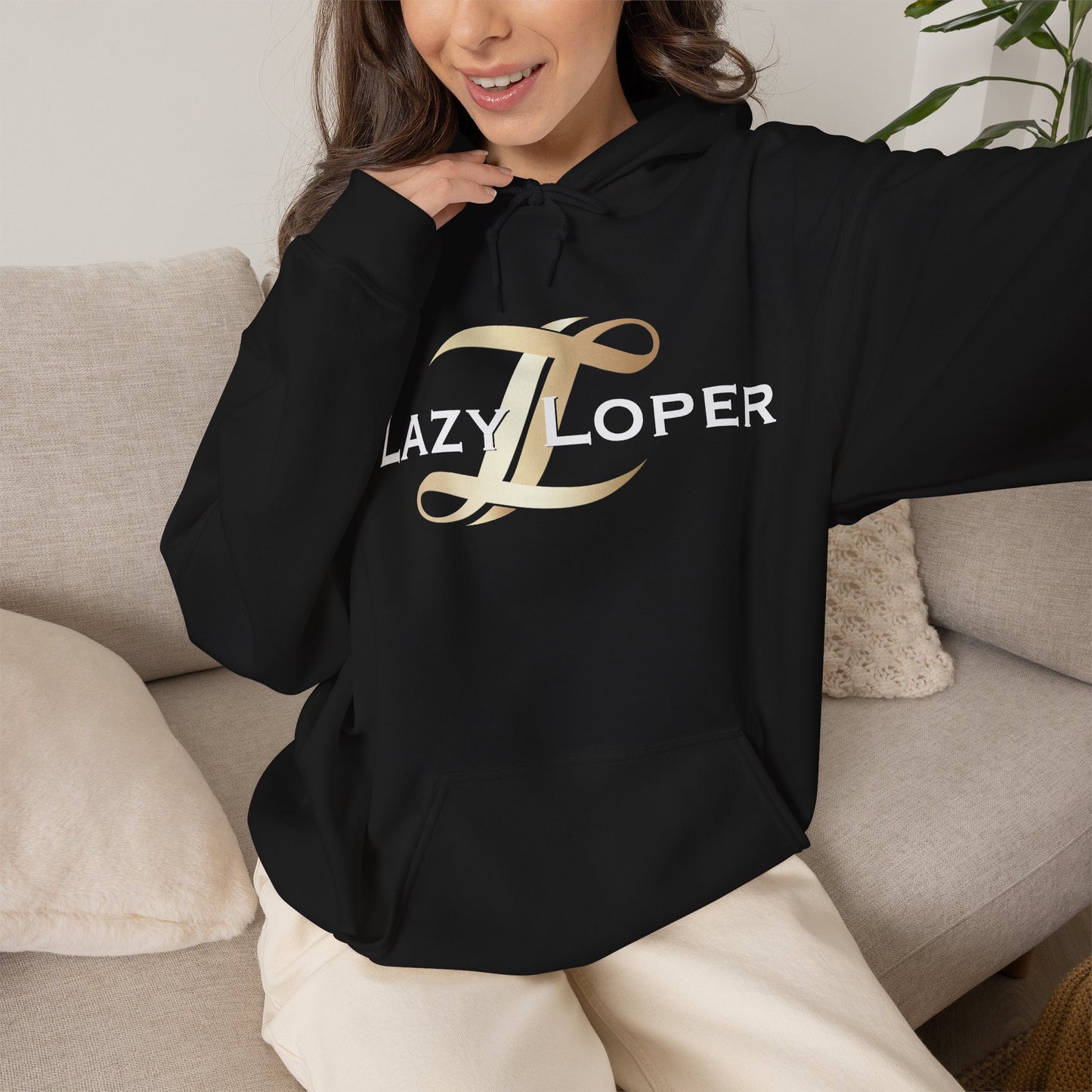 Lazy Loper Logo Unisex Heavy Blend™ Hooded Sweatshirt