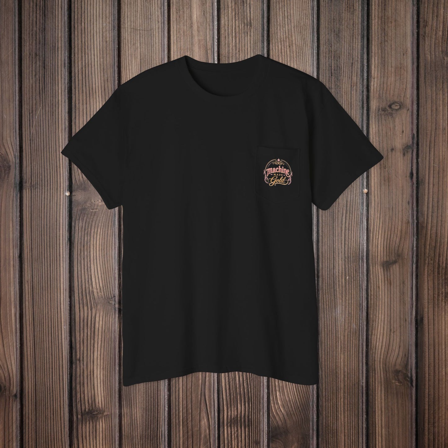 Machine Made Gold Pocket Tee