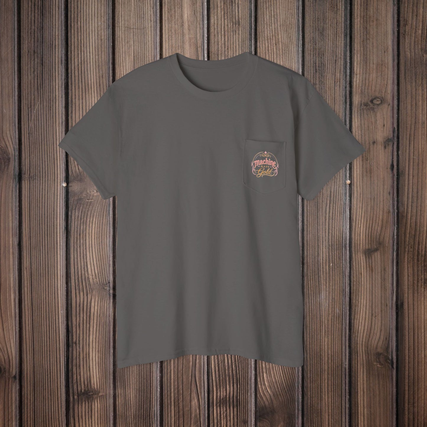 Machine Made Gold Pocket Tee