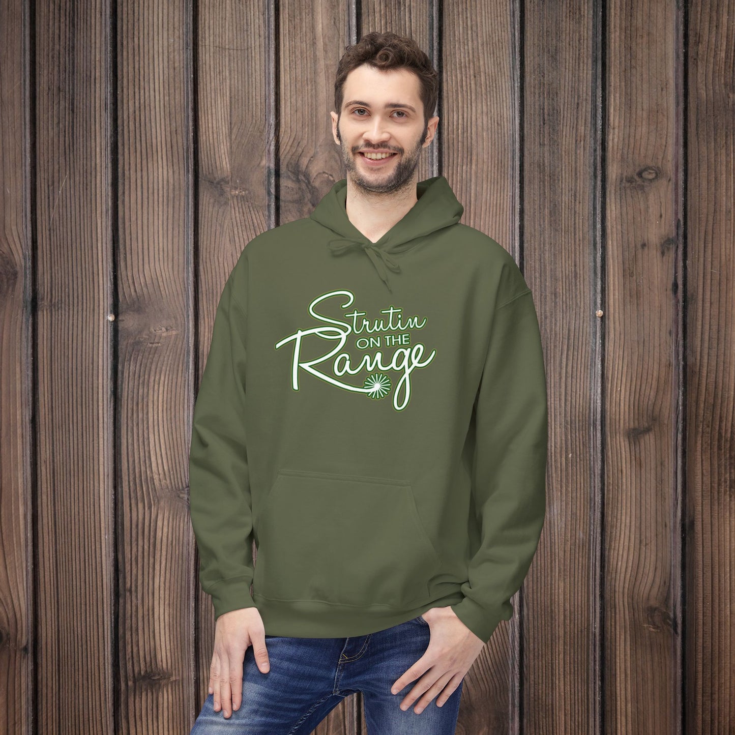 Stuttin on The Range Midweight Hoodie