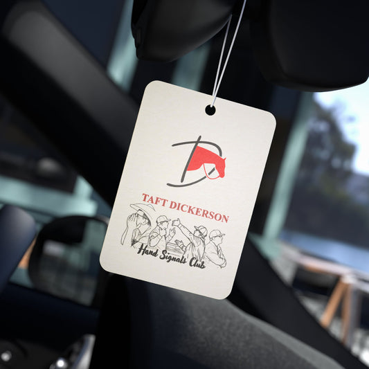 Taft Dickerson Hand Signal Club Car Air Freshener