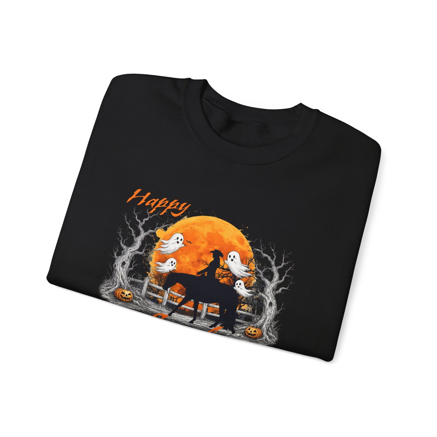 Happy Don't Spook O'ween Halloween Crewneck Sweatshirt
