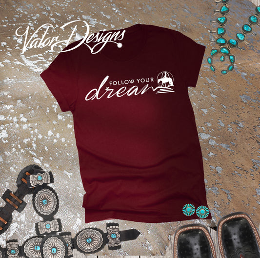 Follow Your Dream Western Pleasure Horse Unisex Short Sleeve Tee