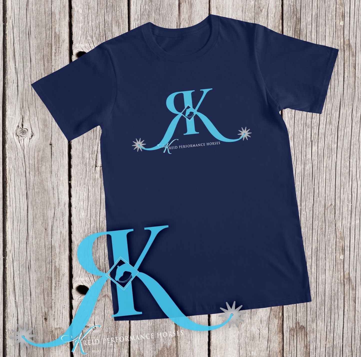 Kids K Reid Performance Horses Tee